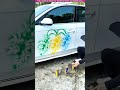 faster than the mind witness the magical artwork of the viral smart car painter