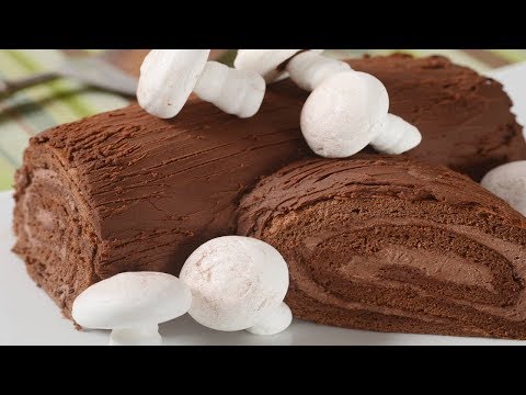 Yule Log Recipe Demonstration - Joyofbaking.com Yule Log Recipe Demonstration - Joyofbaking.com