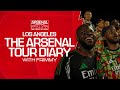 THE ARSENAL TOUR DIARY | Behind the scenes, Timber, Bournemouth, Nwaneri, legends & more in LA