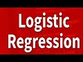 Machine Learning Using Python  Logistic Regression Binary Classification: Lesson 5