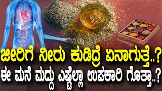 ಜೀರಿಗೆ ನೀರು ಕುಡಿದ್ರೆ ಏನಾಗುತ್ತೆ..? ಈ ಮನೆ ಮದ್ದು ಎಷ್ಟೆಲ್ಲಾ ಉಪಕಾರಿ ಗೊತ್ತಾ..?