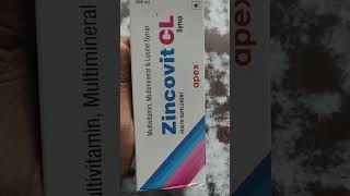 Zincovit CL Syrup। Best Multivitamin , Multimineral Syrup। Best Vitamin Syrup।