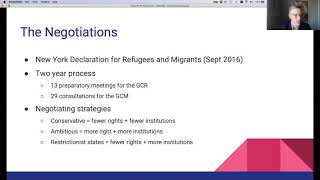 UN Global Compacts: Governing Migrants and Refugees: Dr. Nicholas R. Micinski