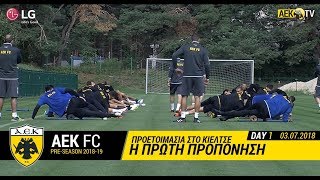 AEK F.C. - Άρχισε η δουλειά στην Πολωνία