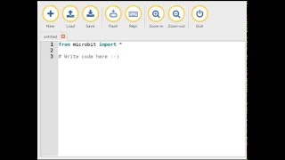 The "Mu" MicroPython editor for the BBC micro:bit