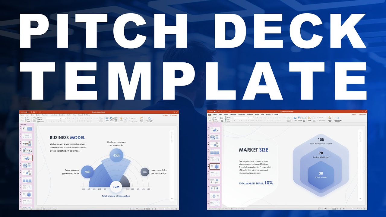 Create A KILLER "pitch Deck", Free Powerpoint Template Included! - YouTube