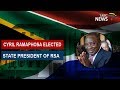 Reaction to Cyril Ramaphosa's presidency