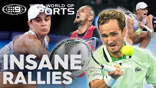 Most incredible long rallies of the Australian Open 2022 | Wide World of Sports