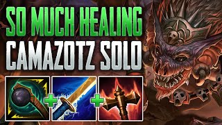 BUMBA'S CAMAZOTZ HEALS SO MUCH! Camazotz Solo Gameplay (SMITE Conquest)