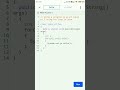write a program to print table of 2 using for loop in java. #shorts #shortsvideo #youtubeshorts