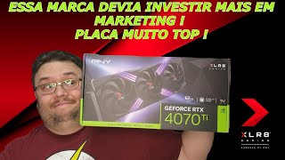 UNBOXING RTX 4070ti PNY XLR8 ! PLACA SURPREENDE NA CONTRUÇÃO !