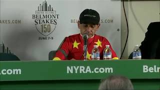 Justify Wins Belmont Stakes 2018 - Mike Smith Post Race Reaction