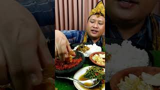 Wah nikmat ikan asin sambal terasi @kang_andri2milyar