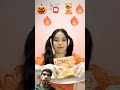 eating mukbang emoji challenge 🤮🍩🍕🍠🍪#mukbang #spicy #challenge #satisfying #asmr #fun #shorts #chill