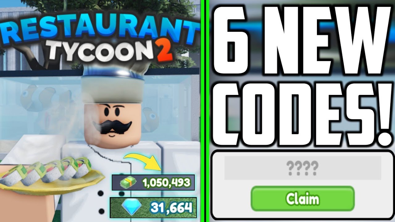 AQUA PACK RESTAURANT TYCOON 2 CODE - ROBLOX RESTAURANT TYCOON 2 ...