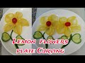 Lemon flower plate Curving thanks for coming#Amazing#asmr