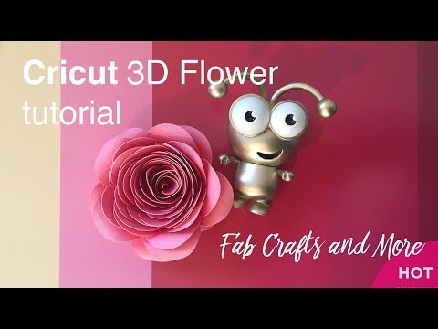 How to make Cricut paper 3D Flowers in Design Space How to make Cricut paper 3D Flowers in Design Space