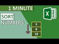 Excel Sort Column by Numbers in Ascending/Descending Order (2020)