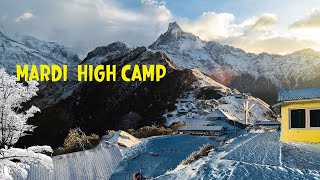 Mardi Himal | View Point | 4200M || Annapurna Region 4k Drone View