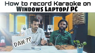 How to Record Karaoke on Laptop/PC ? | Malayalam | Recording Software/DAW | Studio One |