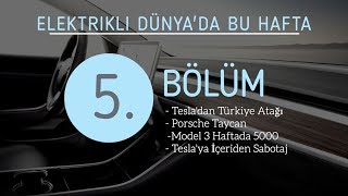 Elektrikli'de Bu Hafta 5: Yerli Araba, Tesla'dan Türkiye Atılımı, Porsche Taycan