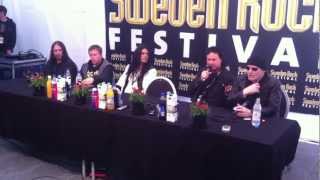 King Diamond - SwedenRock Press Conference June 8, 2012