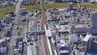 Google Earth　土浦駅(茨城県)　常磐線