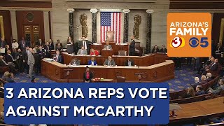 Three Arizona politicians vote against California rep for House speaker