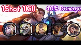 《ahq Rush 》Elsu Play!! One Shot One Kill!! Almost 40% damage