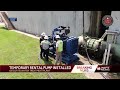 Emergency rental pump successfully installed at O.B. Curtis Water Treatment Plant