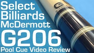 McDermott G206 Pool Cue - Select Billiards Video Review