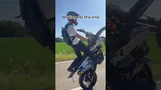 Part of the game  #wheelie #automobile #supermotorbikes #fail #crash