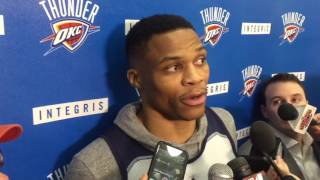 Thunder: Westbrook shares thoughts on game against Warriors