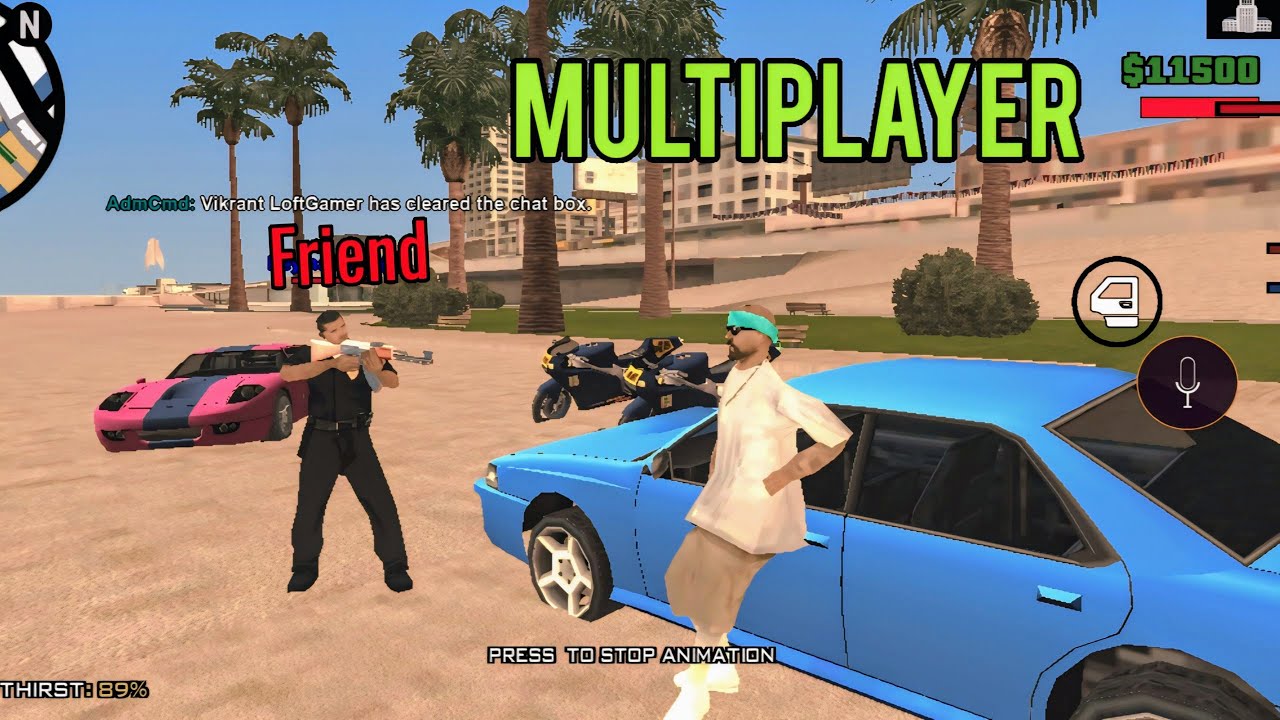How To Play Gta San Andreas Multiplayer On Android Samp Mobile Youtube