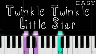 Twinkle Twinkle Little Star - EASY Piano Tutorial