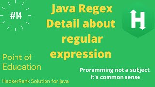 #15 Java Regular Expression /Java Regex/how to write regular expression /Java Practice Set/