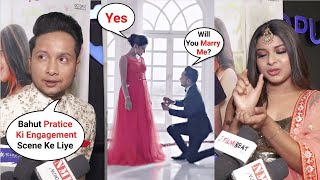 Pawandeep Rajan And Arunita Kanjilal Cute Reaction On Engagement In Manzoor Dil Song