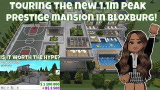 Touring the new 1.1m peak prestige mansion in Bloxburg