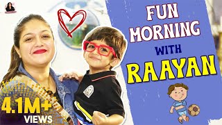 Getting Ready With My Son | Raayan Raj Sarja | Meghana Raj