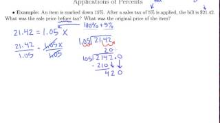 Multi-Step Percent Problems 2 (2.3e)