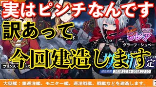 【アズレン】実はピンチなんです…訳あって建造します。【アズールレーン】