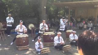 深川　富岡八幡宮　葵太鼓　「祭太鼓」