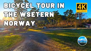 Hordaland Norway, 4k60fps l Cycling in the village l Husnes tour