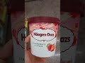 Taiwan Haagen-Dazs Strawberries & Cream #shorts #satisfying