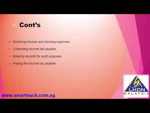 Malaysia Payroll and Tax : Individual Responsibility Malaysia Payroll and Tax : Individual Responsibility
