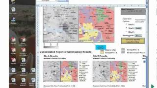Excel + MapPoint + RiskOptimizer