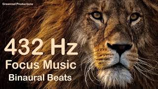 432 Hz Deep Focus Music with Beta Waves Binaural Beats, Study Music for Concentration