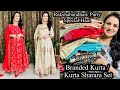 Festive Wear Kurta Set Haul👗Rakshabandhan Special Outfit👗Ishin Kurta Sharara Set/Anarkali Kurta Haul