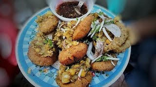 এখানে মুখ সামলে রাখা কঠিন || Mouthwatering street food 🤤 || #shorts 65 || Tinni's Corner