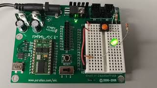 Basic stamp blinking LED